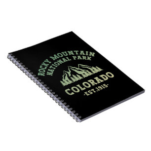 Carnet Rocky Mountain National Park Colorado USA Gradient