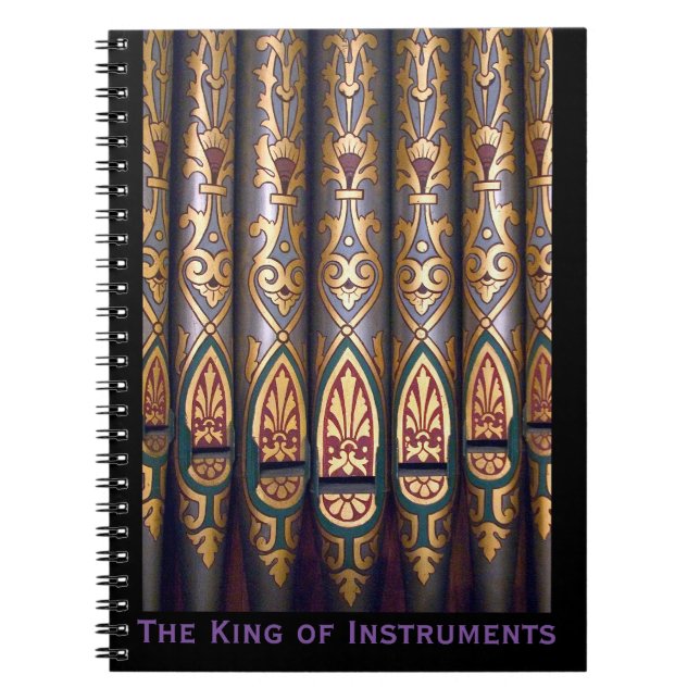 Carnet Roi de bloc - notes d'instruments (Devant)