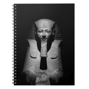 Carnet Roi pharaon noir et blanc