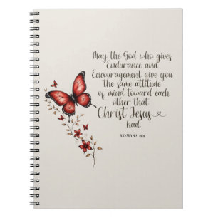 Carnet Romains 15:5 Image de verset biblique