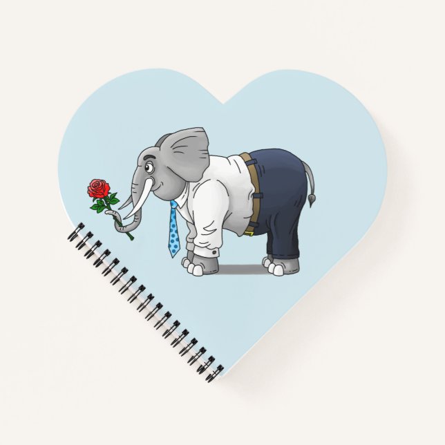 Carnet Romance avec un éléphant (Devant)