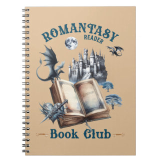 Carnet Romantasy Reader Dragon Book Club Castle