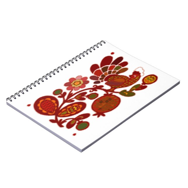 CARNET ROOSTER ET FLEURS (Côté gauche)