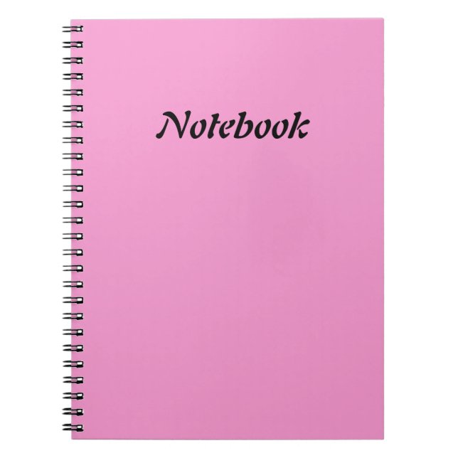 carnet rose (Devant)