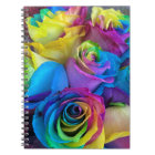 Carnet rose arc-en-ciel
