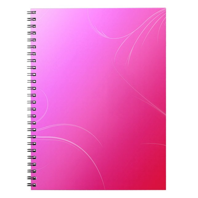 Carnet Rose chaud (Devant)