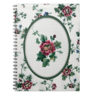 Carnet Rose Cross Stitch Notebook
