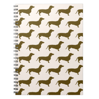 Carnet rose Dachshund