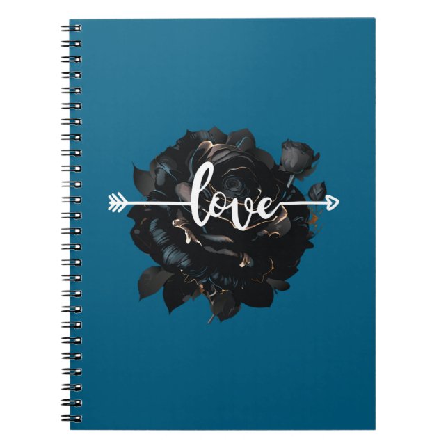 Carnet Rose d'amour (Devant)