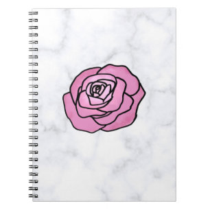 Carnet Rose en marbre