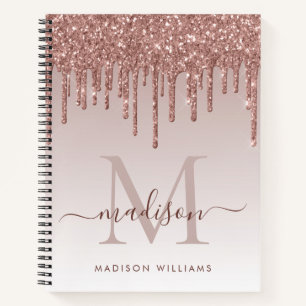 Carnet Rose Gold Drives Parties scintillant Étincelle Mon