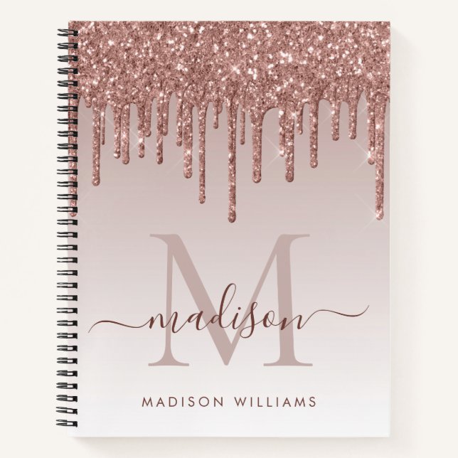 Carnet Rose Gold Drives Parties scintillant Étincelle Mon (Devant)