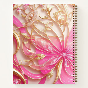 Carnet Rose Gold Glamor Classy Business chic Design