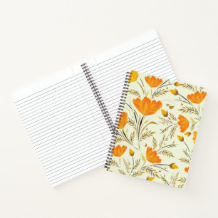 Carnet Rose jaune