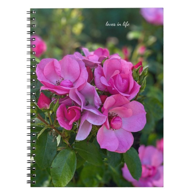 Carnet Rose lavande (Devant)