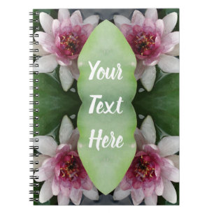 Carnet rose Lotus Flowers