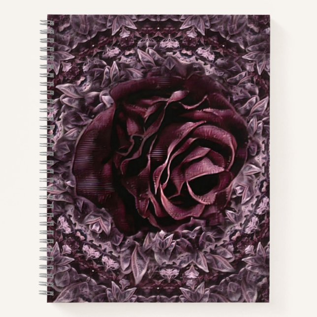 Carnet Rose Mandala (Devant)