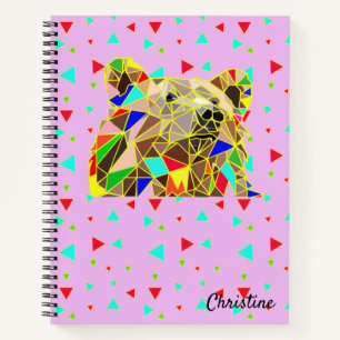 Carnet Rose mignon ours fille