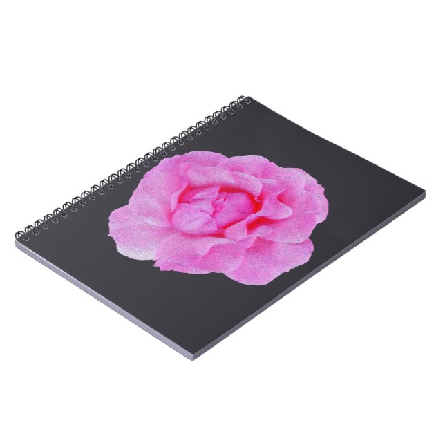 Carnet rose rose (Côté gauche)