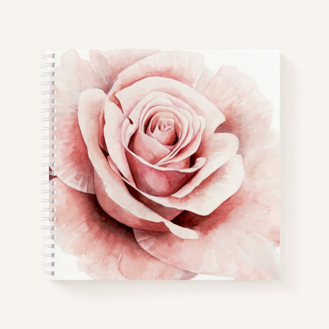 Carnet Rose rose rose (Devant)