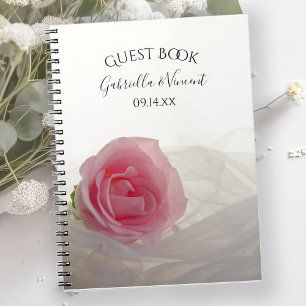 Carnet Rose rose sur Mariage blanc