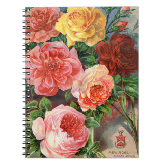 Carnet Rose VTG Botanical