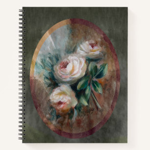 Carnet Roses blanches