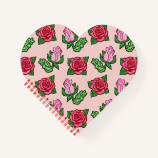 Carnet Roses de séquence illustrés