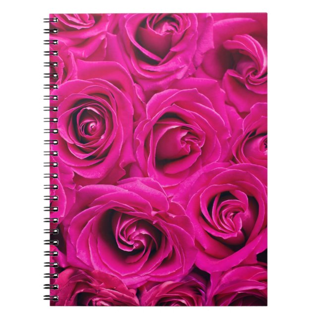 Carnet Roses roses (Devant)