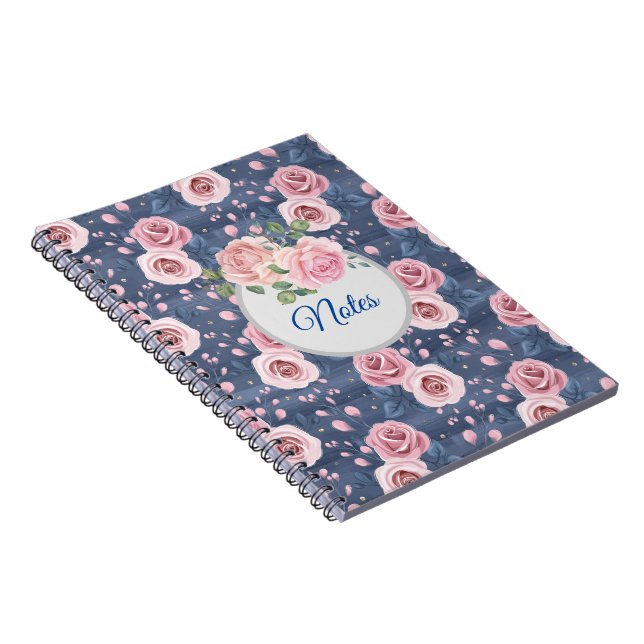 Carnet Roses roses du jardin (Côté Droit)