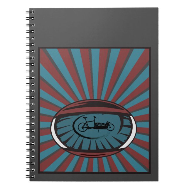 Carnet Roue de charge dans l'oeil avec des rayons (Devant)