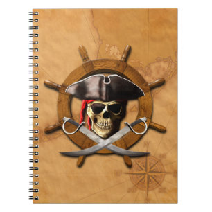 Carnet Roue de pirate de jolly roger