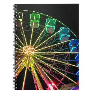 Carnet Roue Ferris verte et bleue