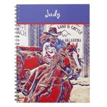 Rouge blanc et bleu All American Barrel Racer