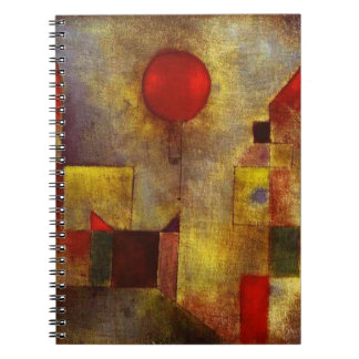 Carnet rouge de ballon de Paul Klee