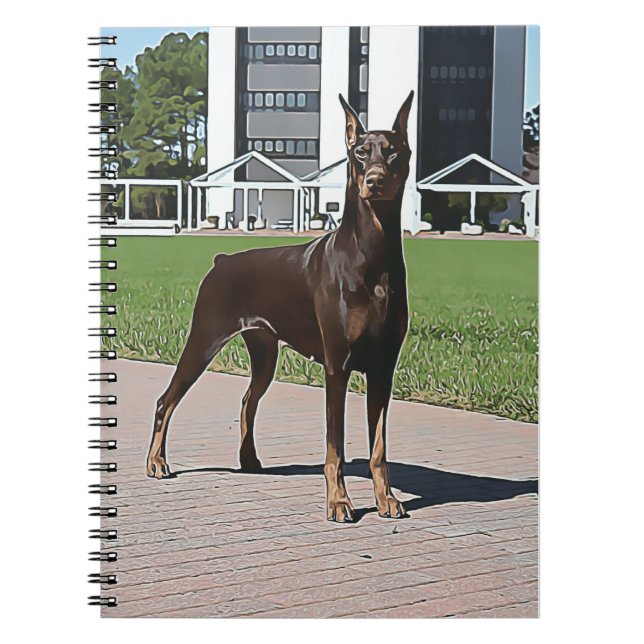 Carnet rouge de dobermann (Devant)
