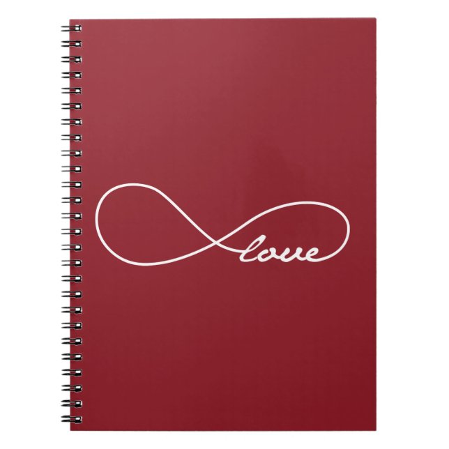 Carnet rouge d'infini d'amour (Devant)
