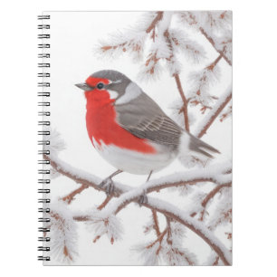 Carnet Rouge Robin des Neiges