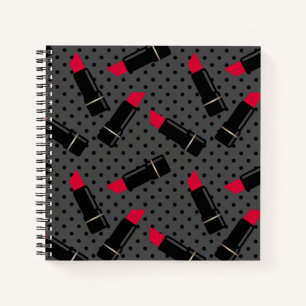 Carnet Rouge rouge à lèvres, rétro