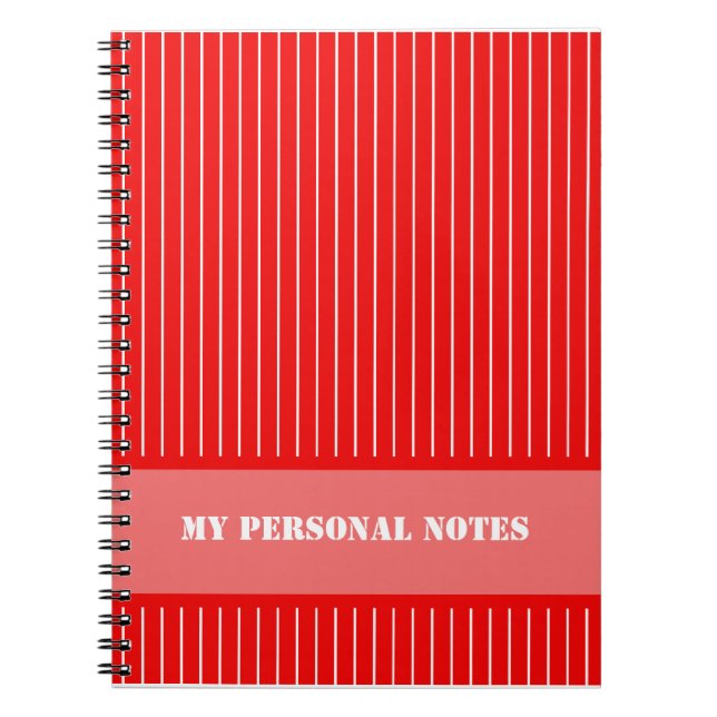 Carnet Rouge trié (Devant)