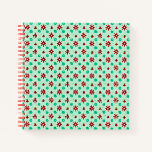 Carnet Rouge vintage et vert