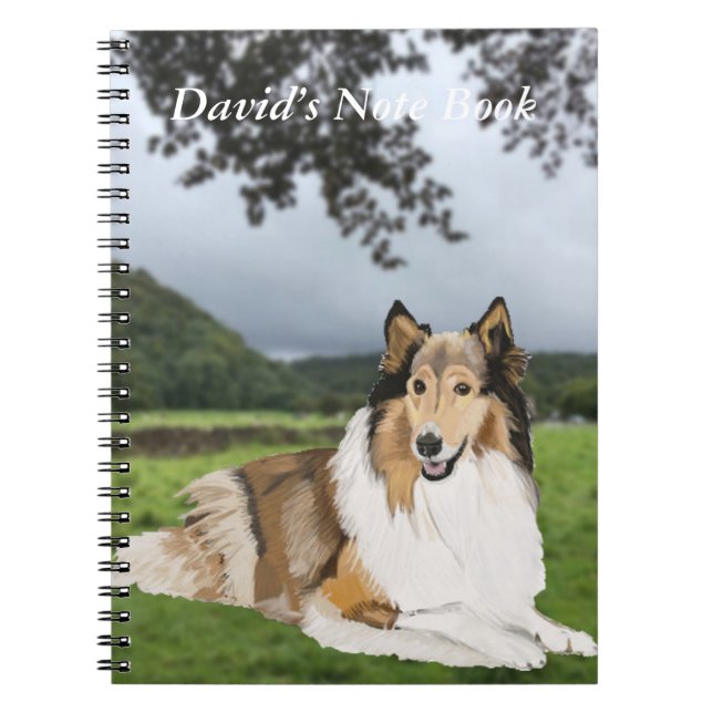 Carnet Rough Collie (Devant)