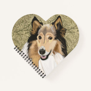 Carnet Rough Collie, Long Haired Collie Portrait
