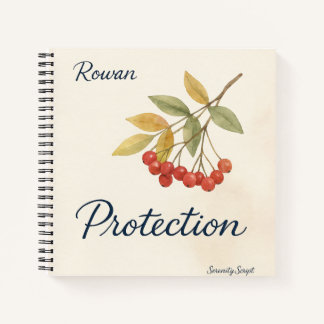 Carnet Rowan — Protection Spiral Notebook