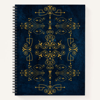 Carnet Royal Arcane Sigil - Or fleurit à minuit