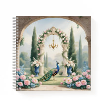 Royal Peacock Garden"Personalized SSpiral Notebook
