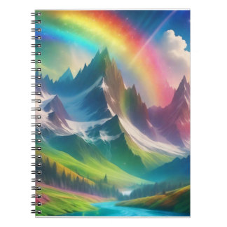 Carnet Royaume Fantastique Arc-en-Ciel Magnifique