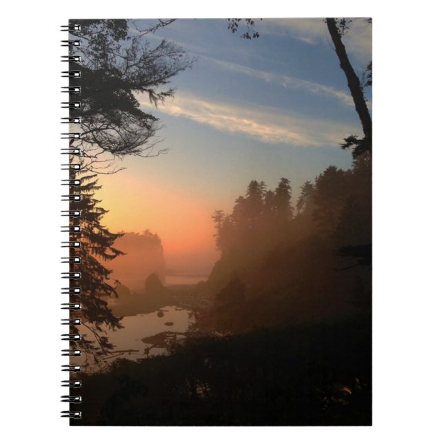 Carnet Ruby Beach À Travers Les Arbres (Devant)