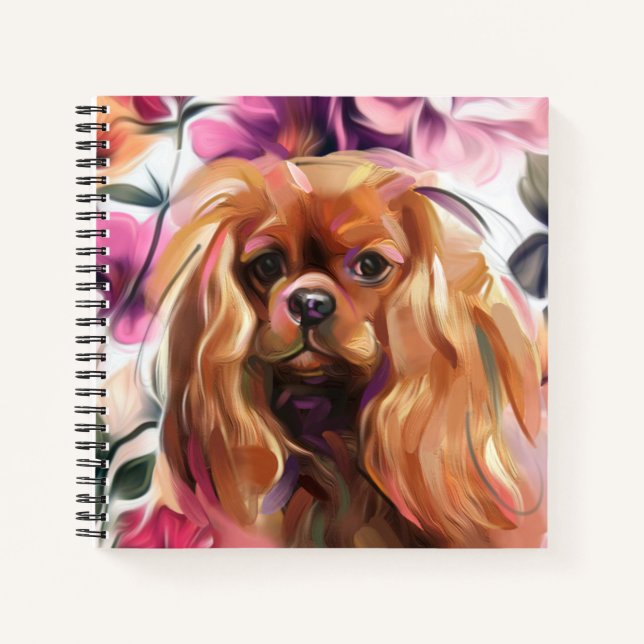 Carnet Ruby Cavalier roi charles spaniel Notebook (Devant)