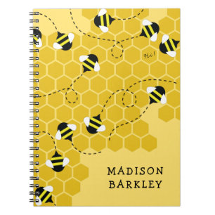 Carnet Ruche de bébé abeille mignonne